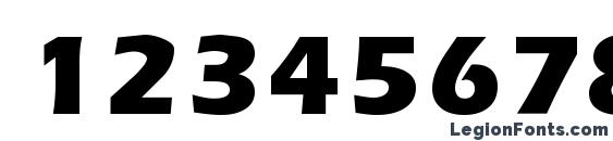 ErgoeMildExtrabold Regular Font, Number Fonts