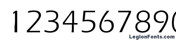 Eric Normal Font, Number Fonts