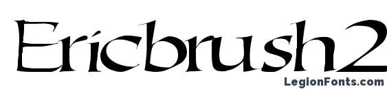 Ericbrush21 regular ttext font, free Ericbrush21 regular ttext font, preview Ericbrush21 regular ttext font