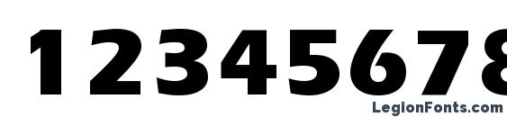 Erie Bold Font, Number Fonts