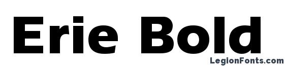 шрифт Erie Bold, бесплатный шрифт Erie Bold, предварительный просмотр шрифта Erie Bold