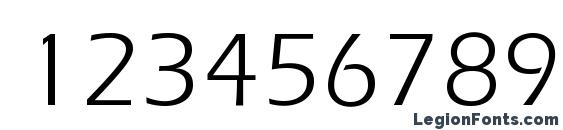 Erie Font, Number Fonts