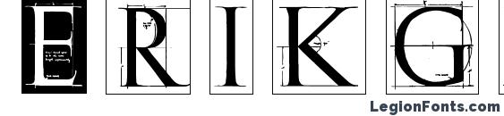 шрифт Erikgcapsskinvers, бесплатный шрифт Erikgcapsskinvers, предварительный просмотр шрифта Erikgcapsskinvers