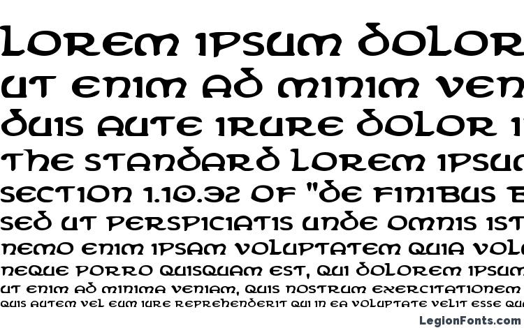 specimens Erin Go Bragh Expanded font, sample Erin Go Bragh Expanded font, an example of writing Erin Go Bragh Expanded font, review Erin Go Bragh Expanded font, preview Erin Go Bragh Expanded font, Erin Go Bragh Expanded font