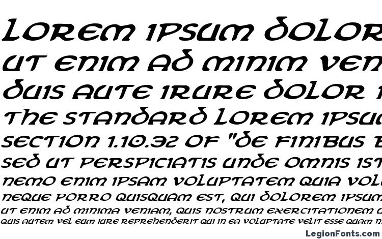 образцы шрифта Erin Go Bragh ExpandItalic, образец шрифта Erin Go Bragh ExpandItalic, пример написания шрифта Erin Go Bragh ExpandItalic, просмотр шрифта Erin Go Bragh ExpandItalic, предосмотр шрифта Erin Go Bragh ExpandItalic, шрифт Erin Go Bragh ExpandItalic