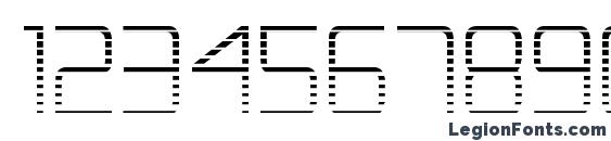 Escape Artist Gradient Font, Number Fonts