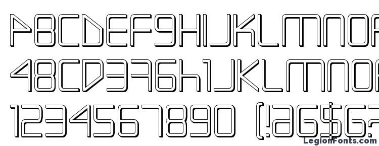 glyphs Escape Artist Shadow font, сharacters Escape Artist Shadow font, symbols Escape Artist Shadow font, character map Escape Artist Shadow font, preview Escape Artist Shadow font, abc Escape Artist Shadow font, Escape Artist Shadow font