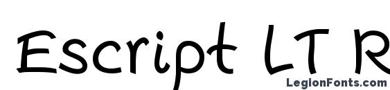 Escript LT Regular Font
