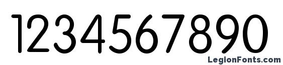 Esf rounded normal Font, Number Fonts