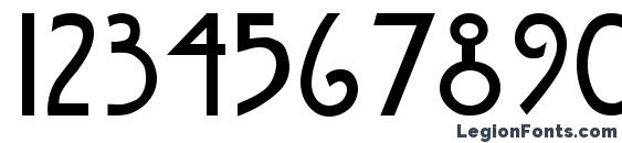 Esmount Font, Number Fonts