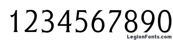 Esoterica light Font, Number Fonts