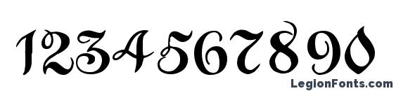 Espania Normal Font, Number Fonts