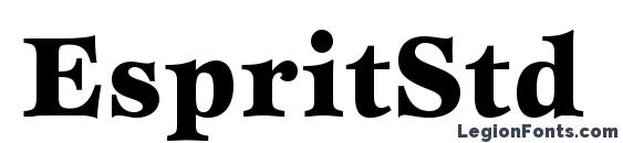 шрифт EspritStd Black, бесплатный шрифт EspritStd Black, предварительный просмотр шрифта EspritStd Black