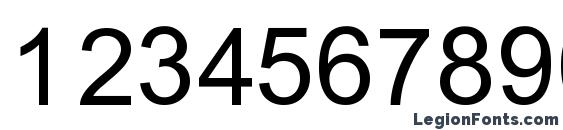 ESRI Enviro Hazard Analysis Font, Number Fonts