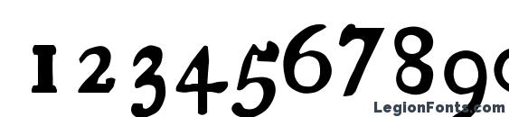 Essays 1743 Font, Number Fonts