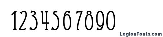 Шрифт EsseDiai, Шрифты для цифр и чисел