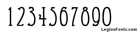 ETAPPO Regular Font, Number Fonts