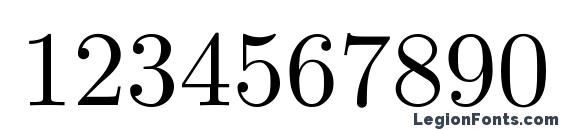 Euclid Symbol Font, Number Fonts