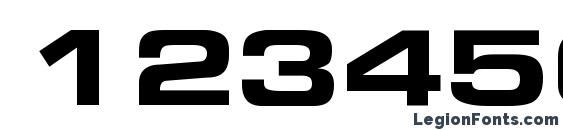 EurasiaExtended Bold Font, Number Fonts