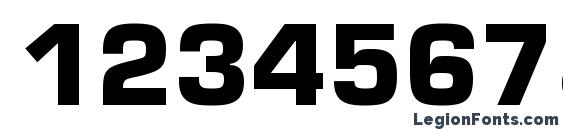 Euro b Font, Number Fonts