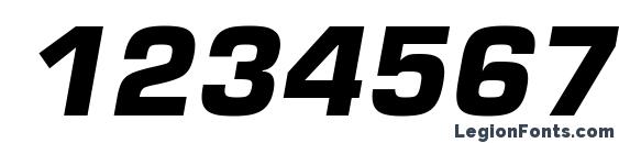 Euro bi Font, Number Fonts