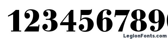 EuroBodT Bold Font, Number Fonts