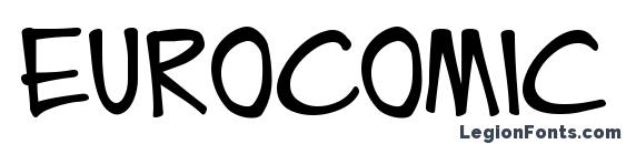 EuroComic font, free EuroComic font, preview EuroComic font