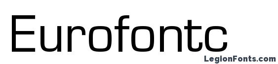 Шрифт Eurofontc