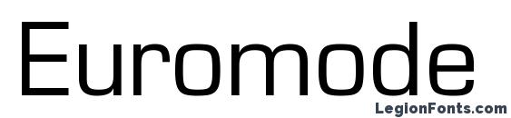 Euromode font, free Euromode font, preview Euromode font