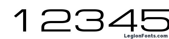 Europe Ext120 Font, Number Fonts