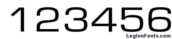 Europe125n Font, Number Fonts