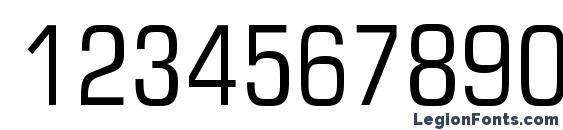 EuropeCond Font, Number Fonts