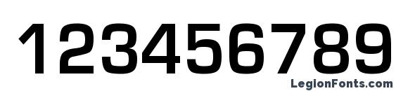 EuroseCond Bold Font, Number Fonts