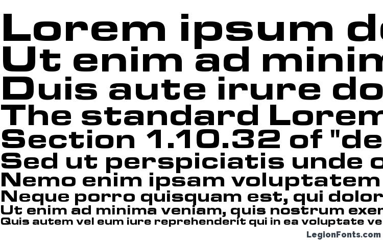 specimens Eurostar Black Extended font, sample Eurostar Black Extended font, an example of writing Eurostar Black Extended font, review Eurostar Black Extended font, preview Eurostar Black Extended font, Eurostar Black Extended font