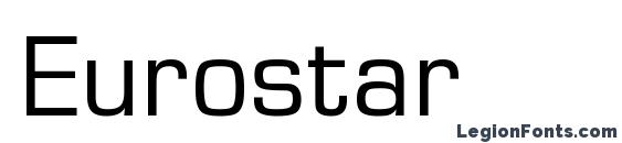 Eurostar font, free Eurostar font, preview Eurostar font