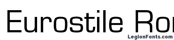 шрифт Eurostile Roman, бесплатный шрифт Eurostile Roman, предварительный просмотр шрифта Eurostile Roman