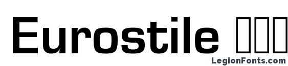 Eurostile Полужирный font, free Eurostile Полужирный font, preview Eurostile Полужирный font