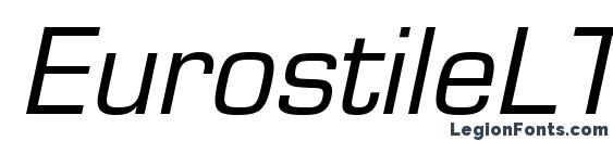 шрифт EurostileLTStd Oblique, бесплатный шрифт EurostileLTStd Oblique, предварительный просмотр шрифта EurostileLTStd Oblique