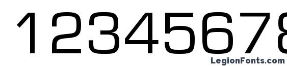 EurostileLTStd Font, Number Fonts