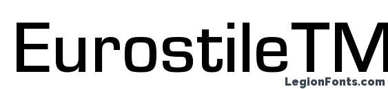 EurostileTMed Font, Modern Fonts