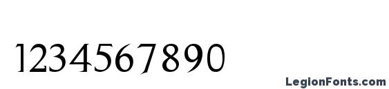 Evanescence series b prespaced Font, Number Fonts