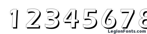 Everestshadowc Font, Number Fonts