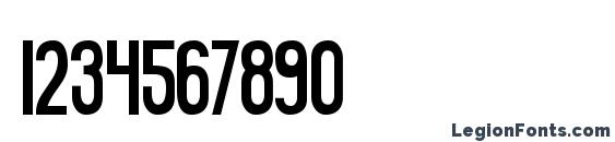 Everyday Formula Gaunt Font, Number Fonts