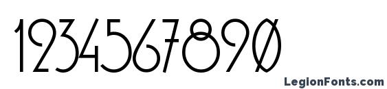 Evgenia Deco Font, Number Fonts