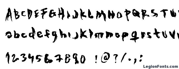 glyphs Evilcop font, сharacters Evilcop font, symbols Evilcop font, character map Evilcop font, preview Evilcop font, abc Evilcop font, Evilcop font