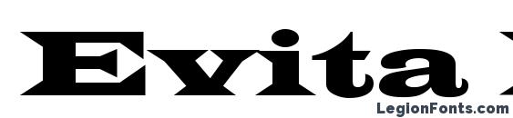 Evita Regular Font