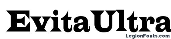 EvitaUltraCondensed Regular Font, Typography Fonts