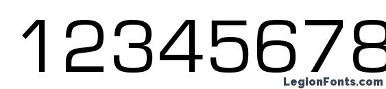 Evropa Normal Font, Number Fonts