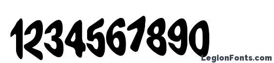 Exaggerate (BRK) Font, Number Fonts