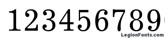 Excelsior Cyrillic Upright Font, Number Fonts